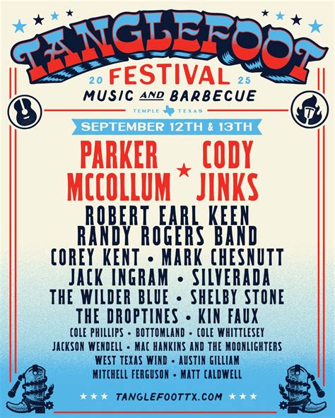 Parker McCollum and Cody Jinks Will Headline The Inaugural ‘Tanglefoot ...