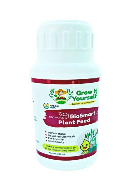 Buy homecrop BioSmart Feed Liquid Fertilizer Total ents for s(250ml ...