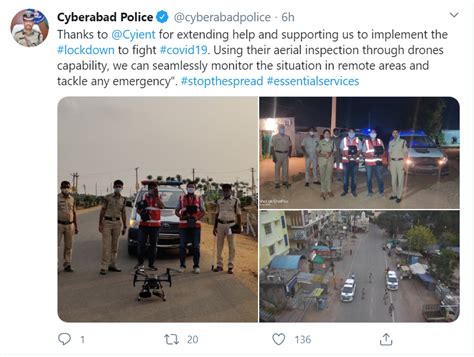 COVID-19 lockdown: Cyient provides drone-based technology to support ...