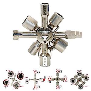 BuyChoice™ Multi-Model 10 In 1 Universal Cross Key Plumber Keys ...