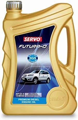 Servo Futura D 15W-40 API CI4 Diesel Engine Oil for Car (4 L) : Amazon ...