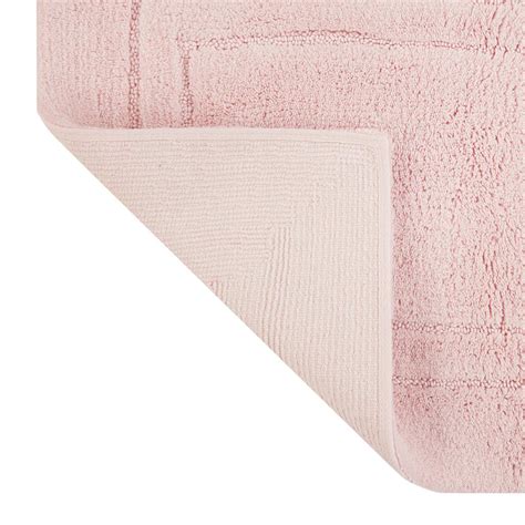 Honeybloom Racetrack Pink Bath Rug, 20x30