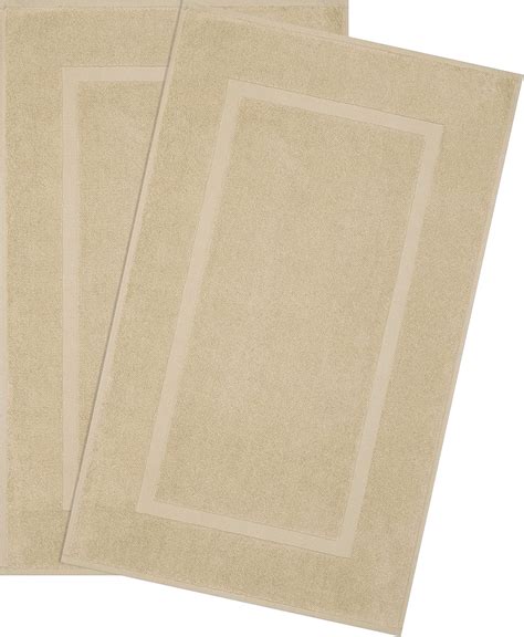 Amazon.com: Cotton Paradise 100% Cotton Bath Mats for Bathroom Floor ...