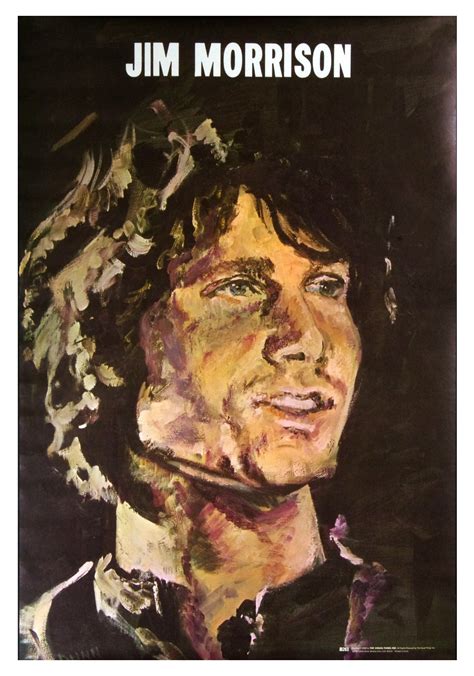 Jim Morrison Poster 1969 The Visual Thing B263 24 x 36 | Vintage ...