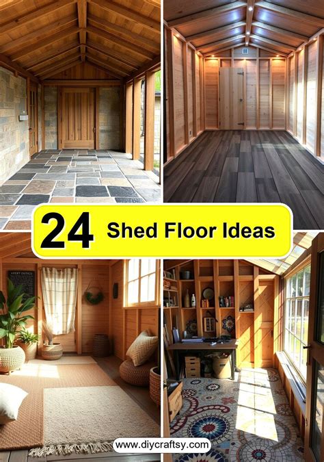 24 Durable and Stylish Shed Flooring Solutions for 2024