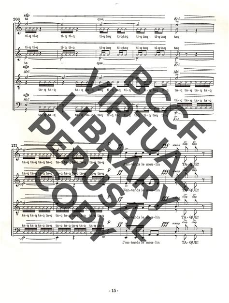 J’entends le moulin | BC Choral Federation