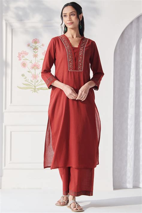 Sehra Amyra Ajrak Printed Kurta for Women | Farida Gupta – Farida Gupta ...