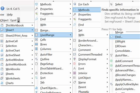 Image result for Excel VBA String Find