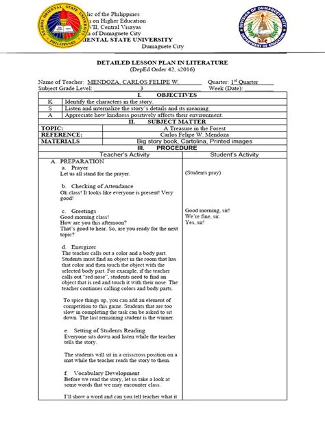 Weekly Overview of Lesson Plan 的图像结果