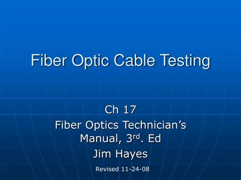 Image result for Testing Optial Cable