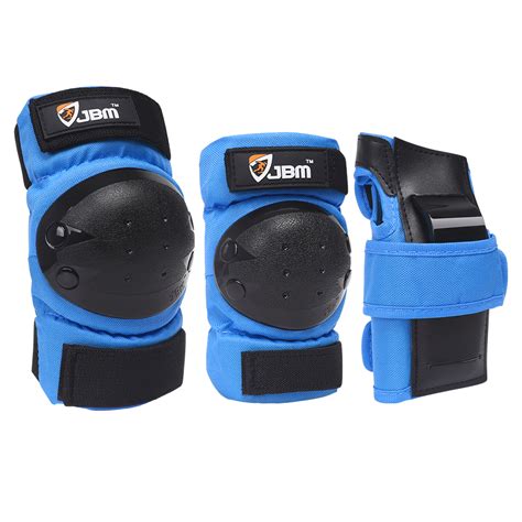 JBM Adult Knee Pads Elbow Pads Wrist Guards 3 In 1 Protective Gear Set ...