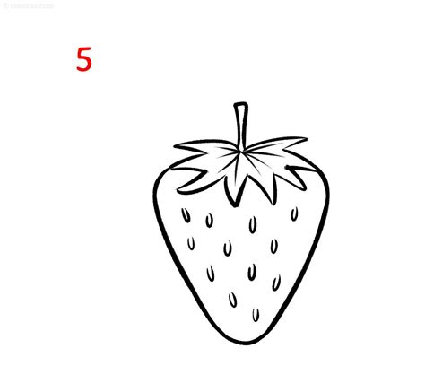 Strawberry Drawing How to draw a Strawberry