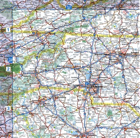 Map I-40 interstate highway California, Arizona, New Mexico, Texas ...