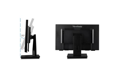 ViewSonic TD2465 24” (60.96 cm)Frameless Touch Monitor with 10 Points ...