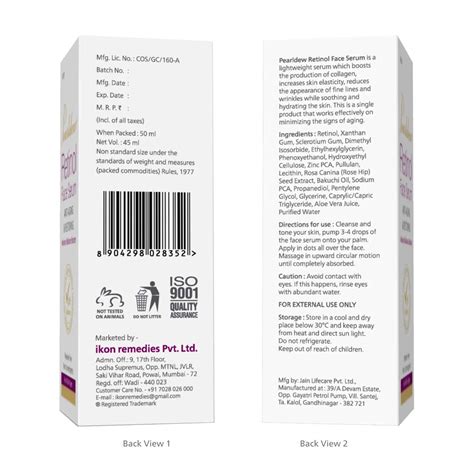 Buy PEARLDEW RETINOL FACE SERUM 50 ML | ENRICHED WITH RETINOL & ALOE ...