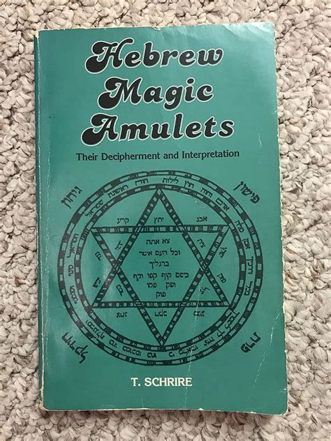 Buy Hebrew Magic Amulets: Their Decipherment and Interpretation Book ...
