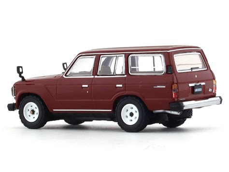 1981 Toyota Land Cruiser LC60 GX maroon 1:64 Hobby Japan diecast scale ...