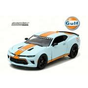 Buy Diecast Car w/LED Display Case - 2017 Chevrolet Camaro SS Gulf Oil ...