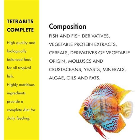 TetraBits All Life Stages Complete Pellet Fish Food For Aquariums ...