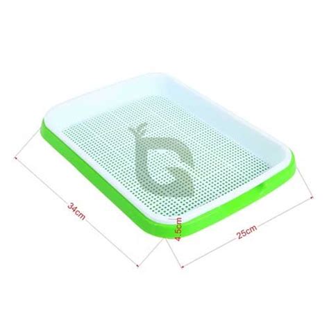 Buy Microgreens Growing Trays Sprouter Tray - Durable, BPA-Free & Easy ...