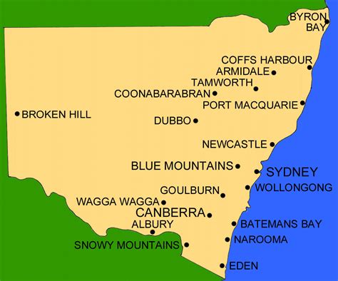 NEW SOUTH WALES - BACKPACKERS TRAVEL GUIDE TO AUSTRALIA