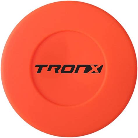 TronX Orange Floor Plastic Hockey Puck - HockeyTron.com