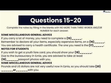 IELTS Listening Practice Test - 5 Video Lecture - Listening for IELTS