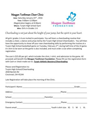 Fillable Online foresthills Meagan Toothman Cheer Clinic - foresthills ...