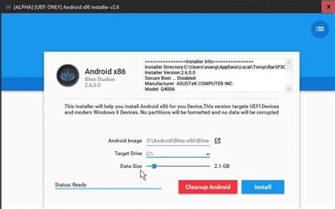 Image result for Install Bliss OS VirtualBox