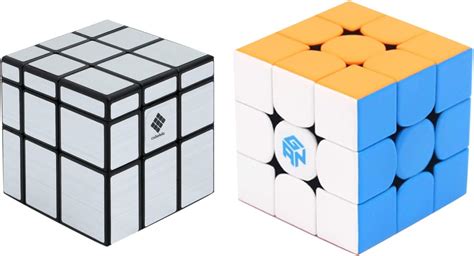Cubelelo Gans 356-RS 3x3 Stickerless Magnetic High Speed Cube Puzzle ...