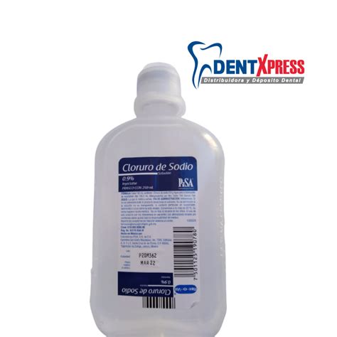 Solución Fisiológica Cloruro de Sodio 250ml