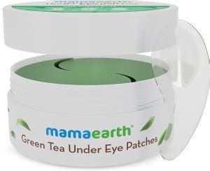 Mamaearth Green Tea Under Eye Patches with Green Tea & Collagen for ...