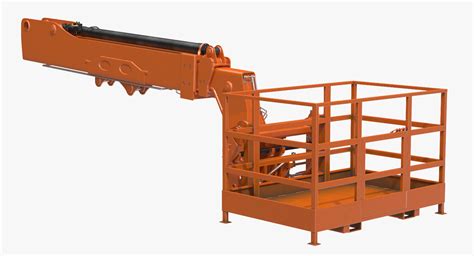 Forklift Work Platform Rigged 3D model | 3D Molier International