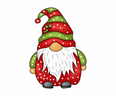 Premium Vector | Cute christmas gnome vector drawing with premium illustration design