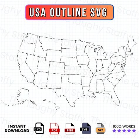 United States of America Map, Printable Usa Sales Map, Usa Map Svg, Usa ...