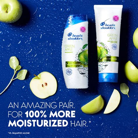 Buy Head & Shoulders Anti-Dandruff Shampoo, Green Apple, 13.5oz Online ...