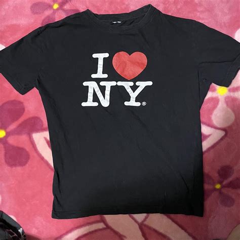 Black I heart ny shirt No tag but size medium... - Depop