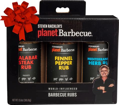 Amazon.com : Steven Raichlen's Planet Barbecue Gourmet BBQ Rubs ...