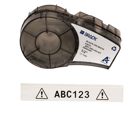 Brady Authentic M21 500 595 Wt All Weather Vinyl Label | Desertcart INDIA