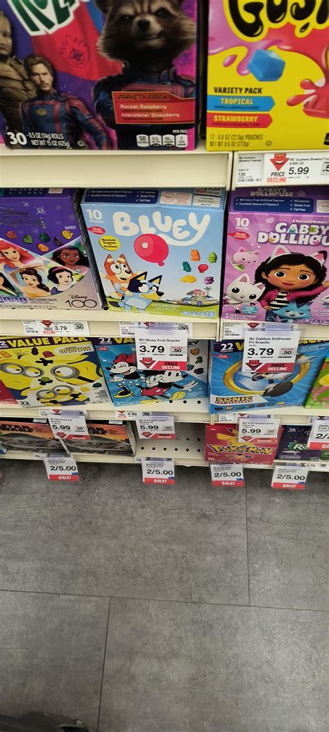 Finally tried the bluey fruit snacks they were good : r/bluey