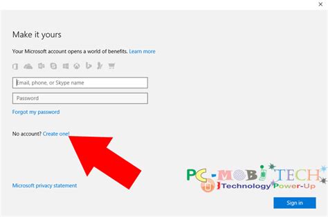 Image result for Create a Microsoft Account While Setting Up a Computer