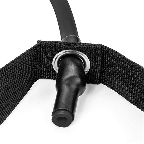 Black Resistance Band Toning Tube for Exercise, Fitness and Workout ...