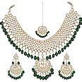 Shining Diva Jewelry Gold Plated Kundan Wear Traditional Necklace Set ...
