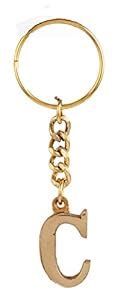 IPP Name Initial Alphabet Letter C Brass Keychain | Keyring | Key Ring ...