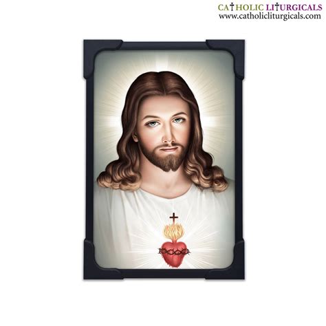 Sacred Heart Jesus - Wall Photo Frame - Sacred Heart Jesus - Wall ...