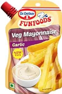 Dr Oetker Funfoods Veg Mayonnaise - Garlic 100g >Dev : Amazon.in ...