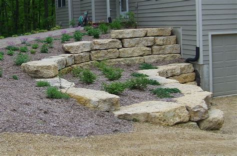 Small Rock Retaining Wall