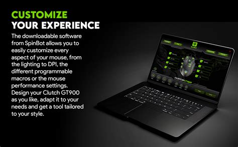 Amazon.in: Buy SpinBot Clutch GT900 with 7200 DPI Gaming Sensor and 8 ...