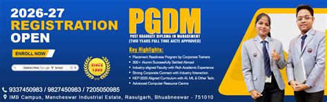 IMB | Institute Of Management Bhubaneswar