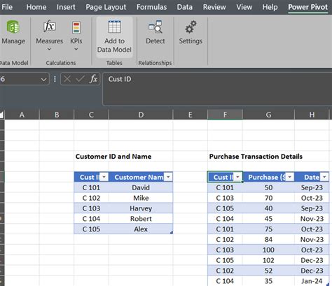 Excel Power Query Data Model 的图像结果